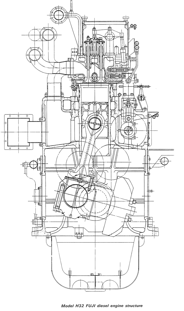 FUJI Diesel Engine H32