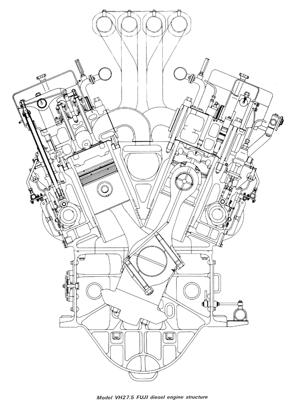 FUJI Diesel Engine VH27.5