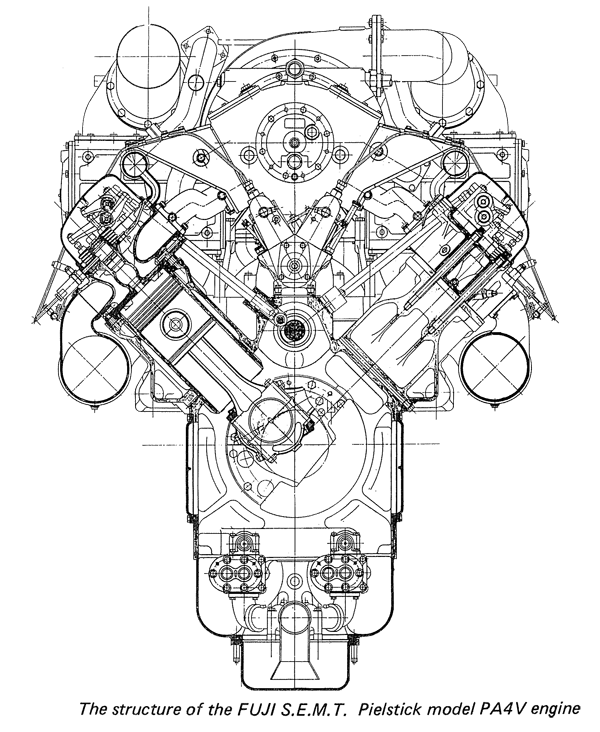 FUJI Diesel Engine PA4